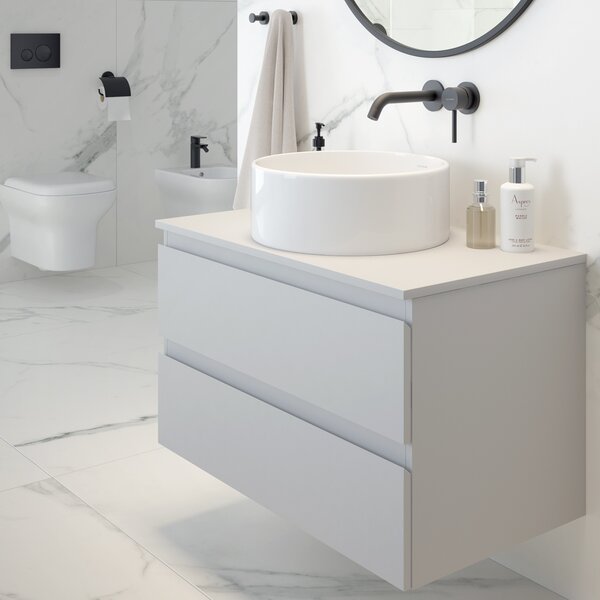 Oltens Lagde lavoar 40x40 cm rotund de blat alb 40316000