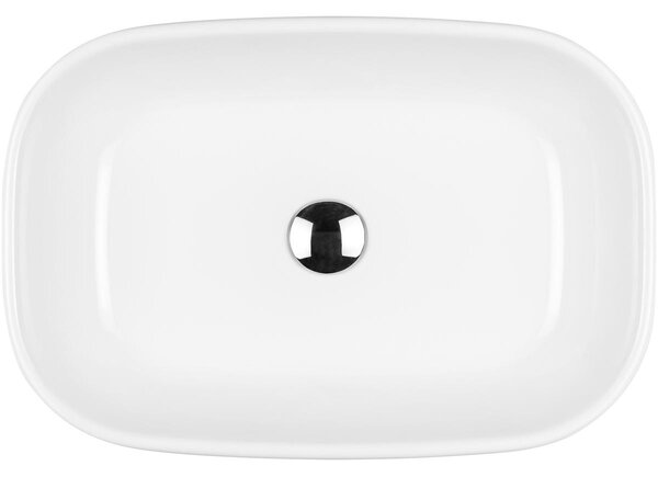 Oltens Jurong lavoar 54x36 cm ovale de blat alb luciu 40304000