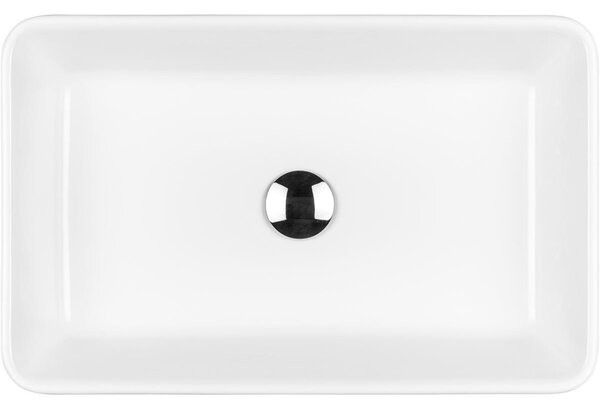 Oltens Fossa lavoar 55x34 cm dreptunghiular de blat alb luciu 40301000
