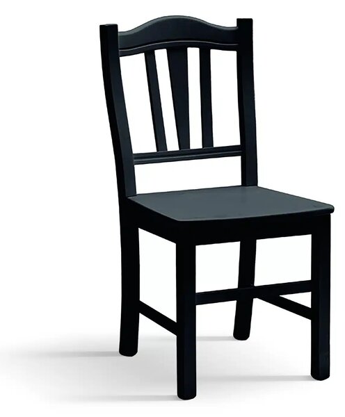 Scaun Hard, realizat integral din lemn de fag, L 46cm/l 50cm /H 95cm - NEGRU