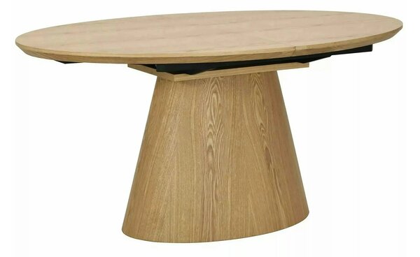 Masă extensibilă MAROCCO, stejar, furnir/MDF, 160–200x100x75 cm