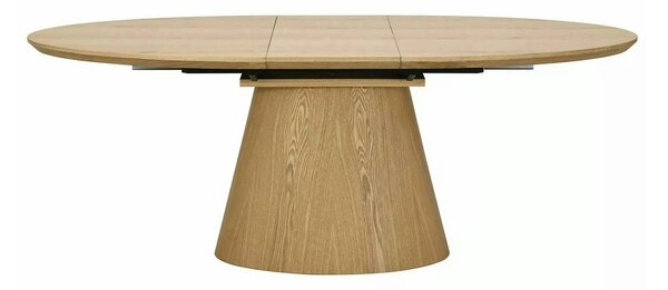 Masă extensibilă MAROCCO, stejar, furnir/MDF, 160–200x100x75 cm