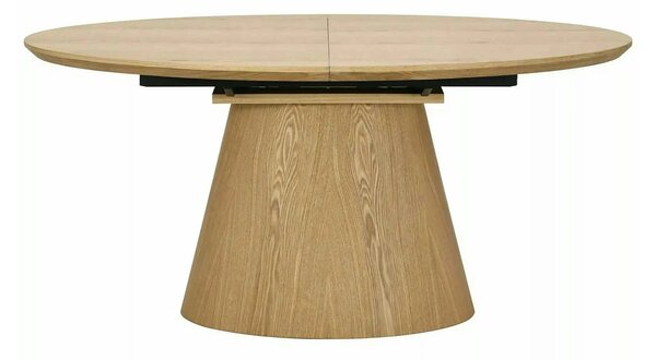 Masă extensibilă MAROCCO, stejar, furnir/MDF, 160–200x100x75 cm