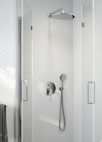 Oltens Vernal baterie cadă-duș ascuns crom 34104100