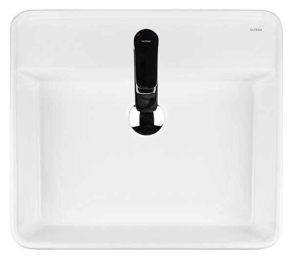 Oltens Duve lavoar 50.5x46 cm dreptunghiular de blat alb luciu 41311000