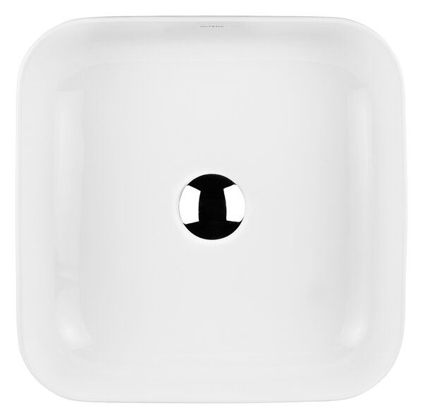 Oltens Hadsel lavoar 38.5x38.5 cm pătrat de blat alb luciu 40307000