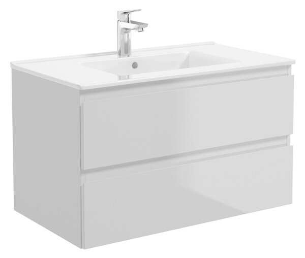 Oltens Vernal dulap 80x45.6x47 cm sub chiuveta pe perete gri mat 60001700