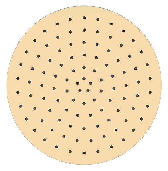 Oltens Vindel cap de duș 30x30 cm rotund auriu strălucitor 37000800