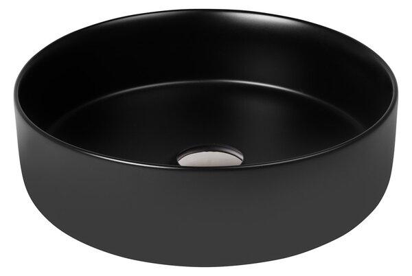 Oltens Lagde lavoar 35.5x35.5 cm rotund de blat negru mat 40304300