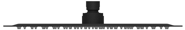 Oltens Vindel cap de duș 30x30 cm rotund negru mat 37000300