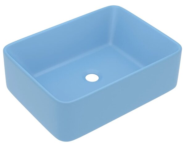 Chiuvetă de baie lux albastru deschis mat 41x30x12 cm ceramică