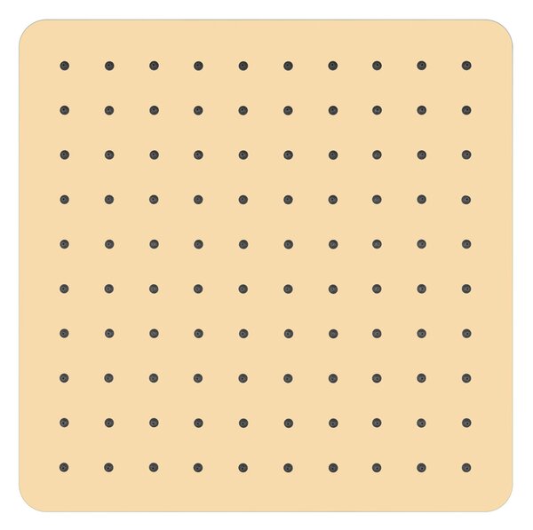 Oltens Vindel cap de duș 30x30 cm pătrat auriu strălucitor 37001800
