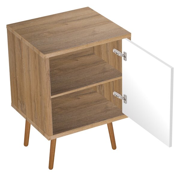 Oltens Hedvig dulap 50x45x49.7 cm sub chiuveta pe perete alb-stejar 60203060