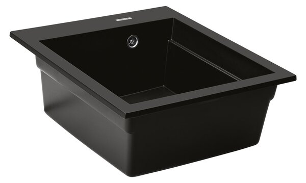 Oltens Gravan chiuvetă din granit 51.5x47 cm negru 72001300