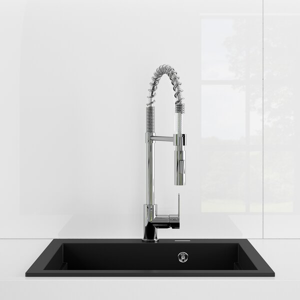 Oltens Gravan chiuvetă din granit 57x51.5 cm negru 72000300