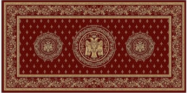 Covor Lotus 15077-210 grena Selectează mărime: 150 X 400