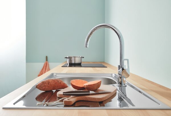 Grohe Bauloop baterie bucătărie pe picior StarLight Chrome 31368001