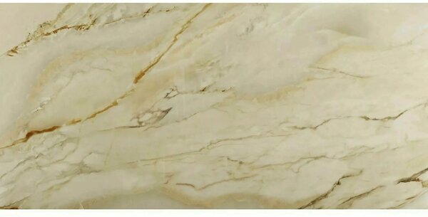 Masă extensibilă CASABLANCA, bej/cupru, sticlă securizată/ceramică/met