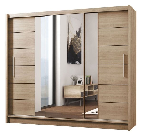 Dulap Honolulu 119Stejar Sonoma, 22x25x6cm, Uși dulapUși dulap: Glisante