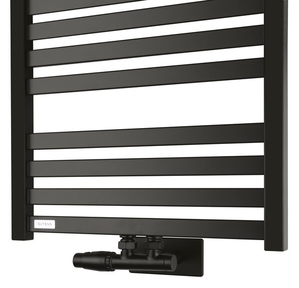 Oltens Vanlig calorifer de baie scară 96x50 cm negru mat 55007300