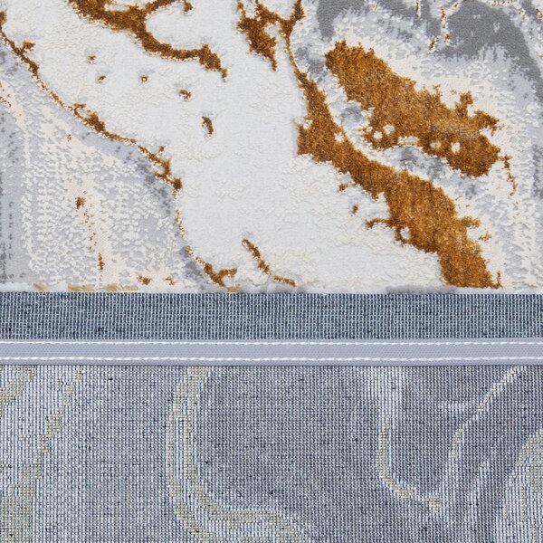 Covor Modern Living, Dormitor Dreptunghiular Royal River 7367A Galben Gold (Alege dimensiunea: 100 x 200)