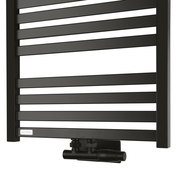 Oltens Vanlig calorifer de baie scară 96x50 cm negru mat 55007300