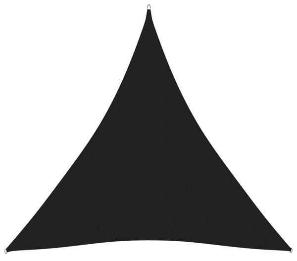 Parasolar, negru, 3x3x3 m, țesătură oxford, triunghiular