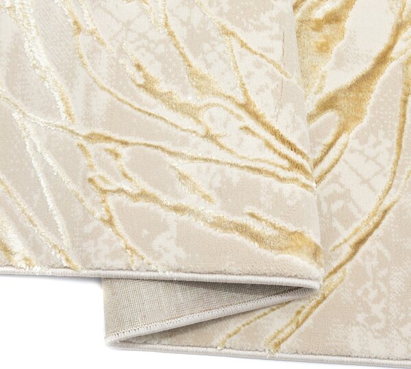 Covor Modern Living , Dormitor Dreptunghiular Elif F353A Crem Gold (Alege dimensiunea: 60 x 130)