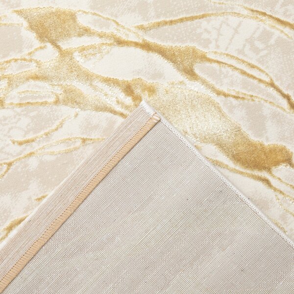 Covor Modern Living , Dormitor Dreptunghiular Elif F353A Crem Gold (Alege dimensiunea: 60 x 130)