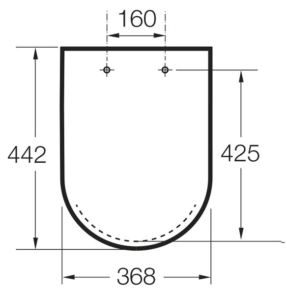 Roca Inspira capac wc SoftClose alb A80152200B