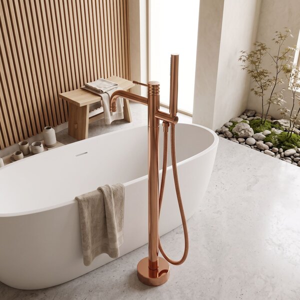 Baterie de podea Rea Lungo Diamond Copper