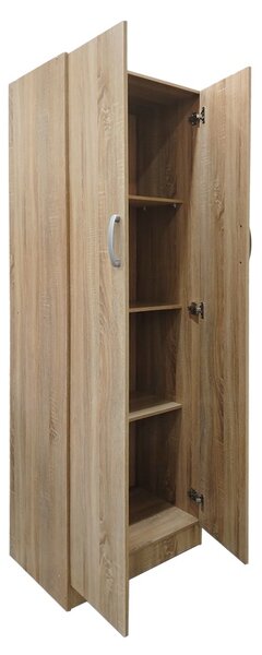 Dulap haine cu 2 usi Lego Natural 60x42x180 cm