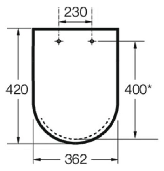 Roca Meridian capac wc SoftClose alb A8012AC00B