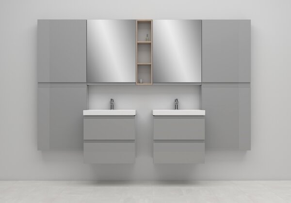 Cersanit Moduo lavoar cu dulap 50 cm alb S801-229-DSM