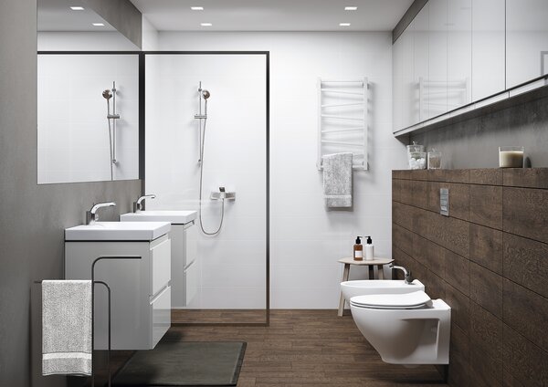 Cersanit Moduo lavoar cu dulap 50 cm alb S801-230-DSM
