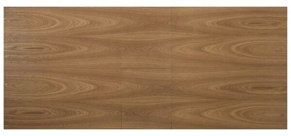 Masă extensibilă CANON, stejar/cașmir, furnir/metal/MDF, 200–240x100x7