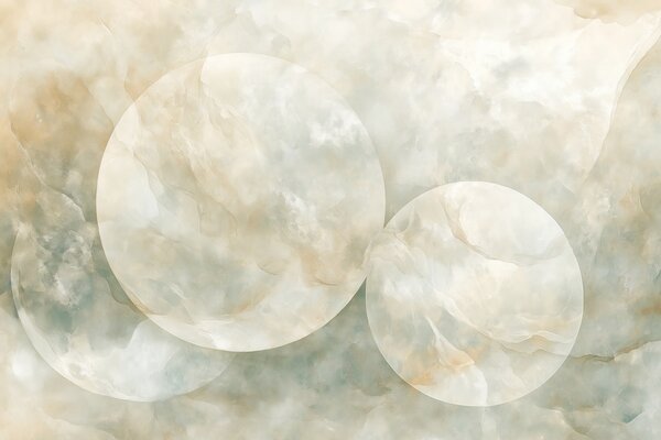 Tapet Tapet abstract cu cercuri mari în stilul mamei de perle, Fototapet Abstract, w02907 : Uwalls.ro