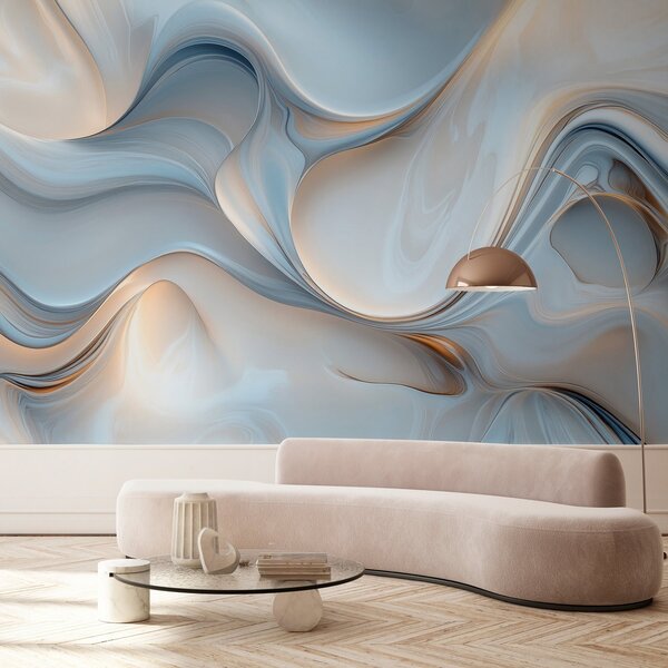 Tapet Wallpaper în stilul texturii lichide, Fototapet Modern, w02909 : Uwalls.ro