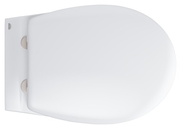 Grohe Bau Ceramic vas wc cu capac soft-close agăţat fără margine alb 39351000