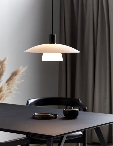 Nordlux Verona lampă suspendată 1x40 W alb-negru 2010863001