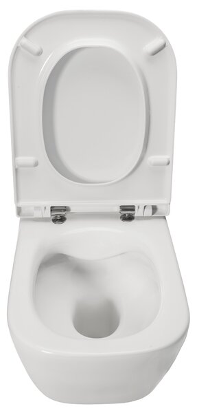 Roca Gap vas wc cu capac soft-close agăţat fără margine alb A34H470000