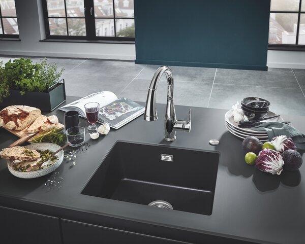 Grohe K700 chiuvetă din granit 53.3x45.7 cm negru 31654AP0