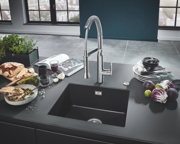Grohe K700 chiuvetă din granit 53.3x45.7 cm negru 31654AP0