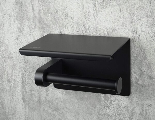 Deante Round suport pentru hârtie igienică negru ADR_N221