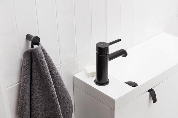 KFA Armatura Moza baterie lavoar stativ negru 5032-815-81