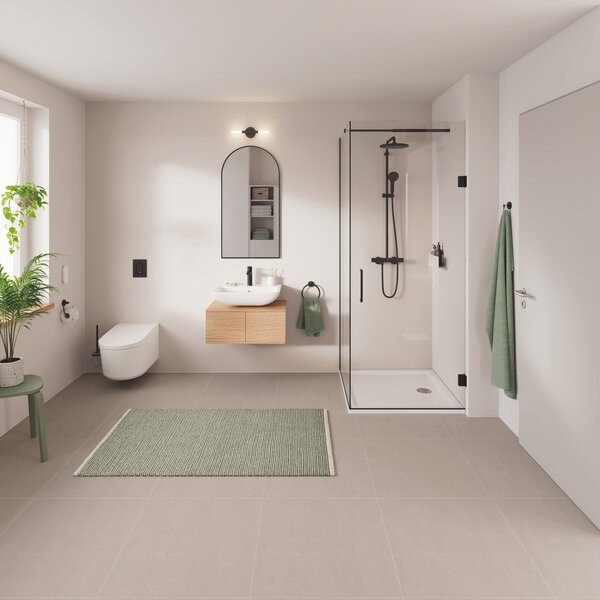 Grohe Start perie de toaletă înșurubat negru 411852430