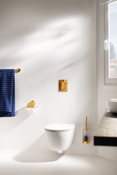 Grohe Essentials suport pentru hârtie igienică auriu 40367GL1