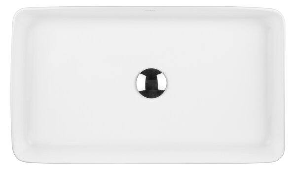 Oltens Solberg lavoar 62x41.5 cm dreptunghiular de blat alb luciu 40318000