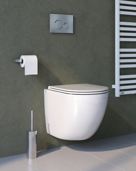Oltens Hamnes capac wc SoftClose alb 45111000