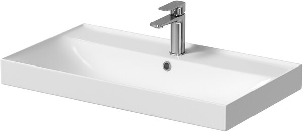 Cersanit Larga lavoar 81x46 cm dreptunghiular mobilier alb luciu K120-010